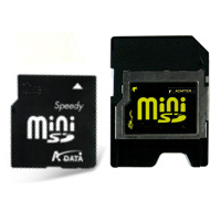  - A-DATA Mini SecureDigital card 1GB Speedy +adapter