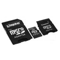  - KINGSTON MicroSD Card 2GB + 2 adapter